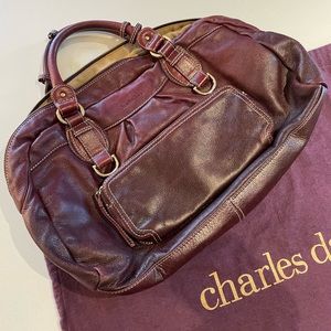 Charles David Burgundy Purse